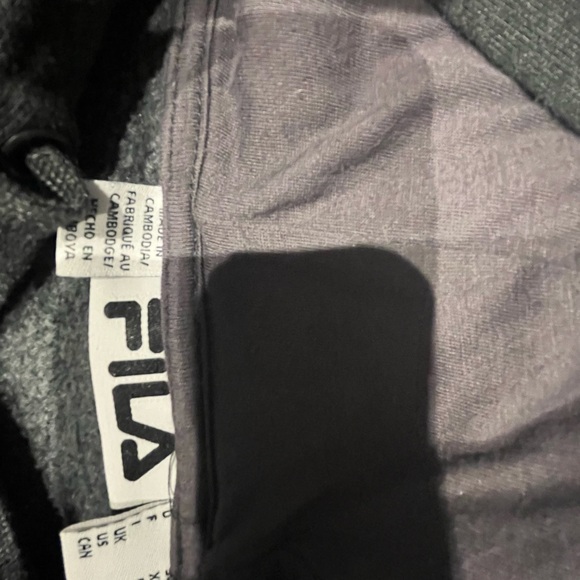 Fila hoodie - charcoal grey - Picture 2 of 2